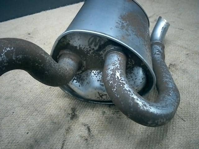 Rear Muffler HONDA Fit 2007 DBA-GE7 — photo 3