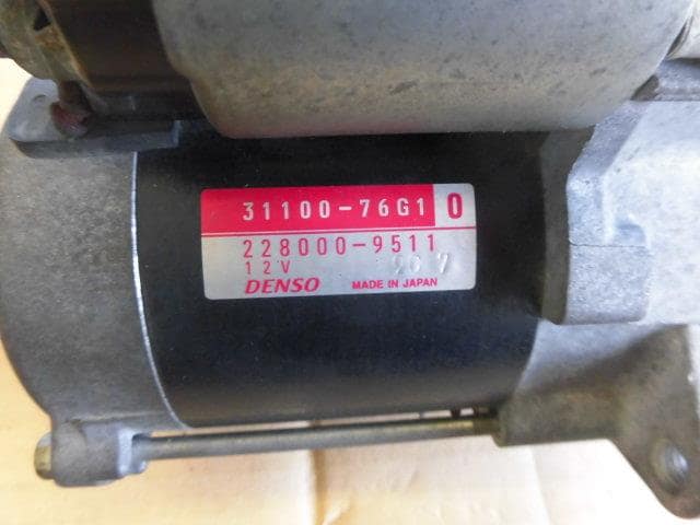 Starter SUZUKI Alto 2005 GBD-HA24V 3110076G10 — photo 2