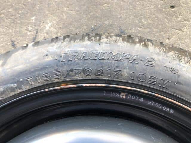 Tire/Wheel Assembly SUBARU Legacy 2003 TA-BL5 28151FE001 — photo 3