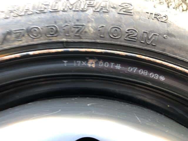 Tire/Wheel Assembly SUBARU Legacy 2003 TA-BL5 28151FE001 — photo 2