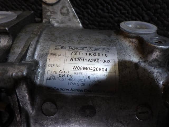 A/C Compressor SUBARU R2 2008 DBA-RC1 — photo 5