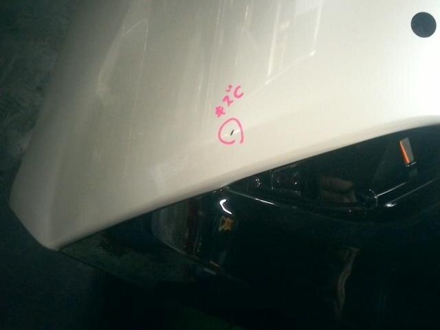 Rear Bumper Face TOYOTA Prius 2017 DLA-ZVW52 — photo 2