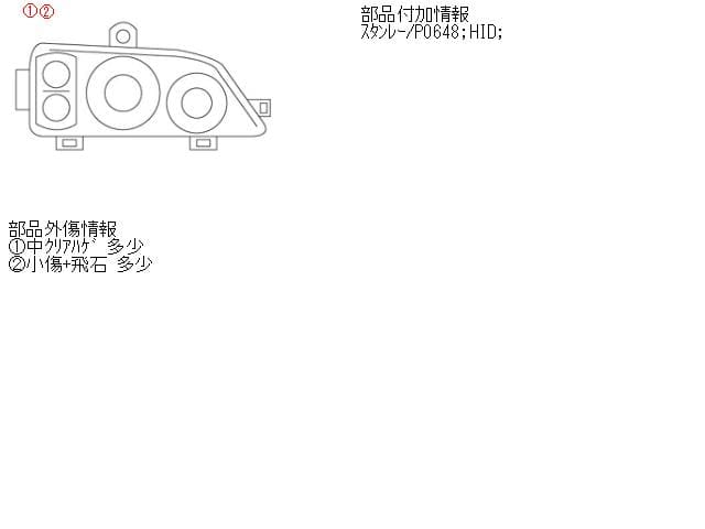 Right Headlight HONDA Odyssey 2000 LA-RA6 — photo 5