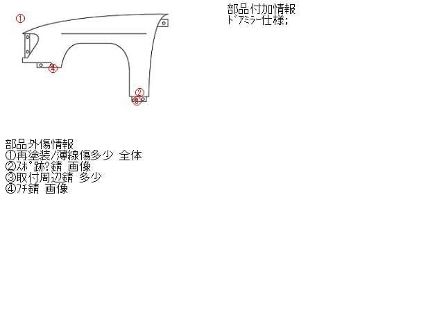 Left Fender Panel NISSAN Serena 2005 CBA-C25 — photo 5