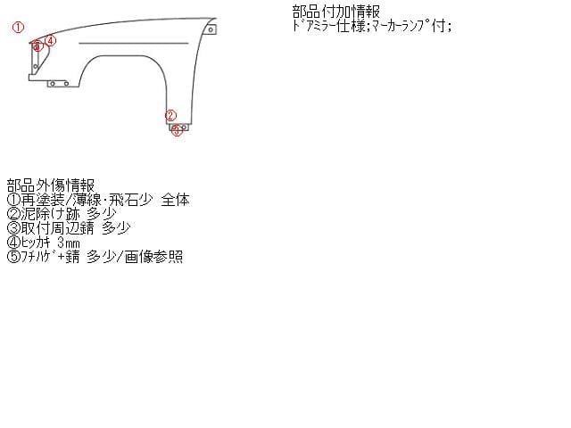 Left Fender Panel HONDA Civic 2008 DBA-FD1 — photo 4