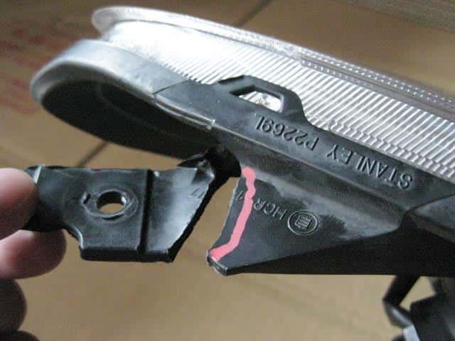 Left Headlight NISSAN Moco 2004 CBA-MG21 — photo 3