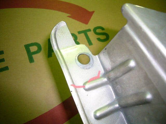 Left Fender Panel DAIHATSU Move 1998 E-L600S — photo 4