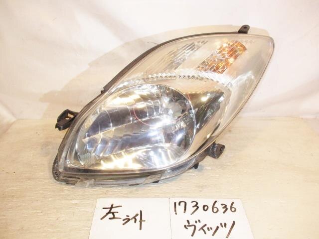 Left Headlight TOYOTA Vitz 2008 DBA-SCP90 — photo 1