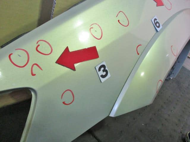 Left Fender Panel SUBARU Legacy 2003 UA-BPE 57110AG0309P — photo 4