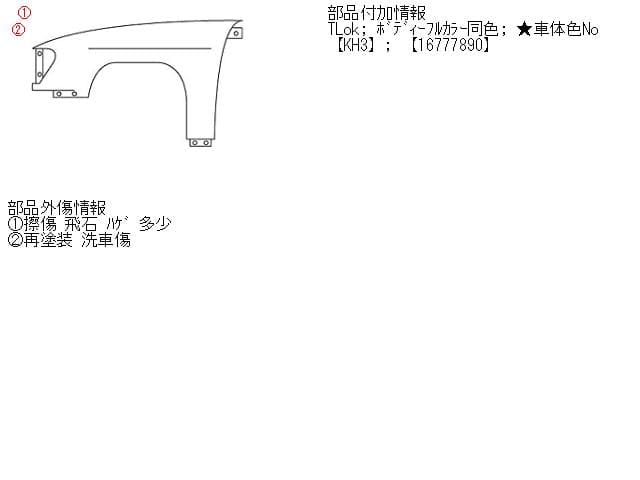 Left Fender Panel NISSAN Murano 2007 CBA-TZ50 — photo 5