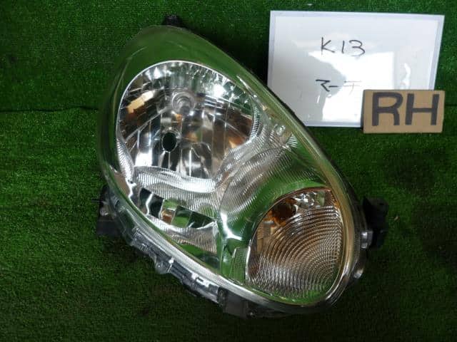 Right Headlight NISSAN March 2012 DBA-K13 — photo 1
