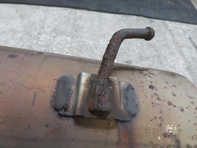 Rear Muffler SUBARU Dias Wagon 2011 ABA-S331N 17400B2021 — photo 4