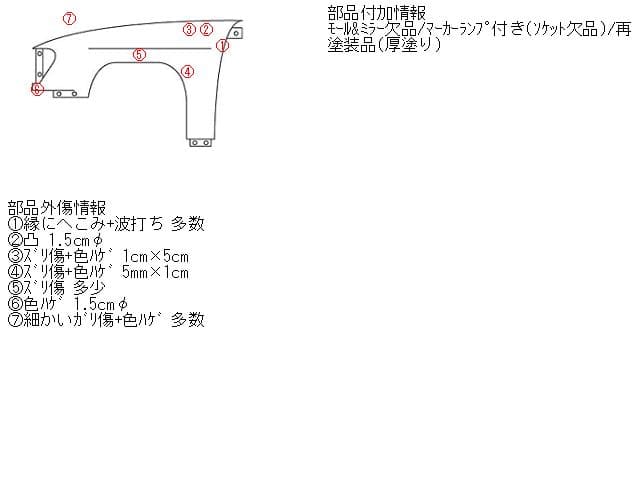 Left Fender Panel NISSAN Dualis 2007 DBA-J10 F31011YAAA — photo 5