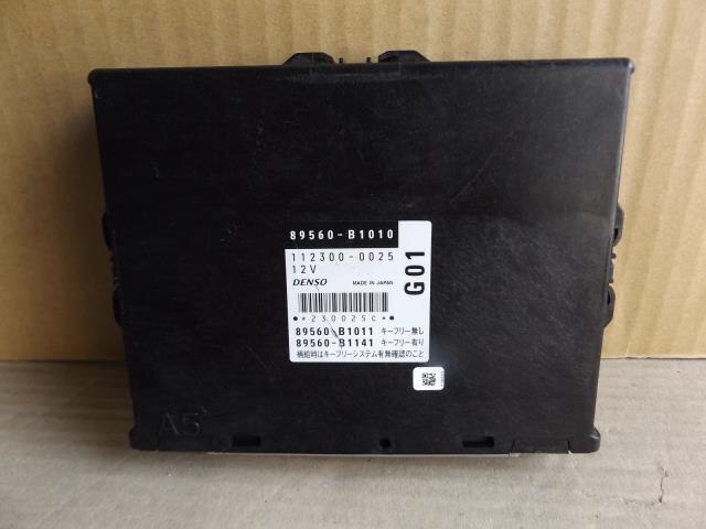 Engine Control Unit TOYOTA Passo 2004 DBA-KGC10 — photo 1