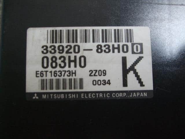 Engine Control Unit SUZUKI Wagon R 2002 UA-MC22S 3392083H00 — photo 3