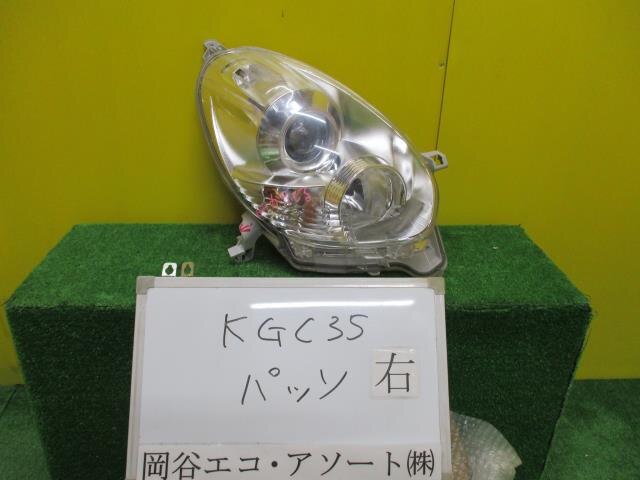 Right Headlight TOYOTA Passo 2010 DBA-KGC35 — photo 1