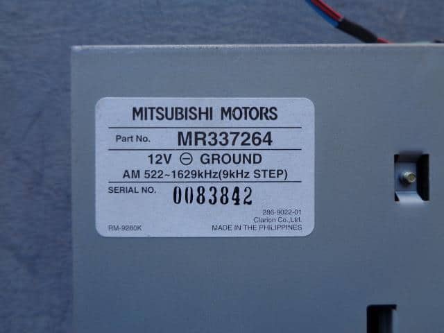Radio MITSUBISHI Minicab GD-U61 — photo 2