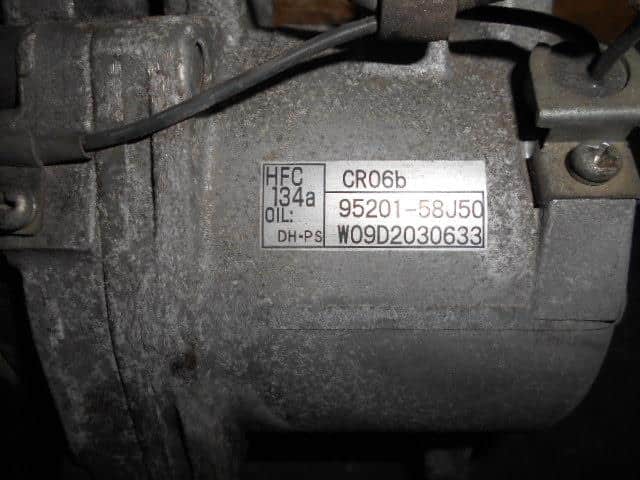 A/C Compressor SUZUKI Jimny 2009 ABA-JB23W 9520058J50 — photo 4