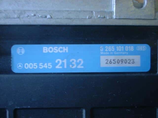 Control Unit MERCEDES-BENZ Benz e class 1993 E-124051 0265101018 — photo 2