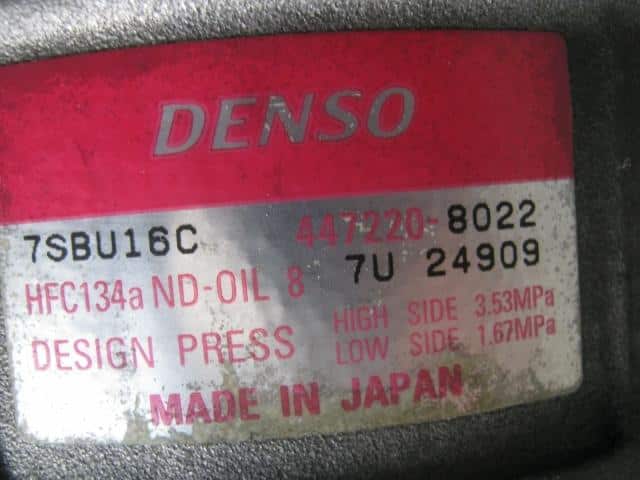 A/C Compressor BMW 5 Series 1999 GF-DM25 4472208022 — photo 4