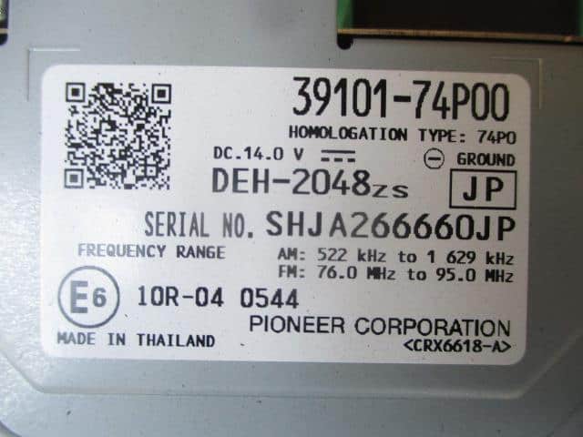 Audio SUZUKI Alto 2019 DBA-HA36S 3910174P00 — photo 2
