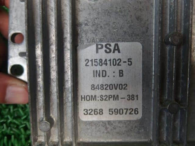 Engine Control Unit CITROEN C3 2004 GH-A8KFV 96 496 734 80 — photo 3