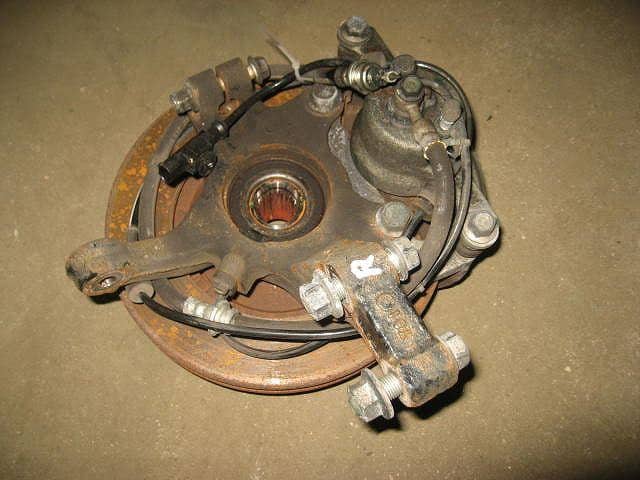 Front Right Knuckle Hub Assembly NISSAN March 2007 DBA-AK12 — photo 1