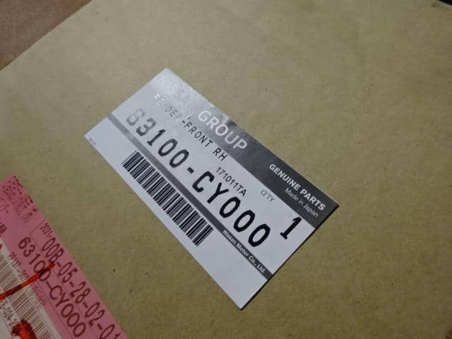 Right Fender Panel NISSAN Serena 2006 CBA-C25 — photo 4