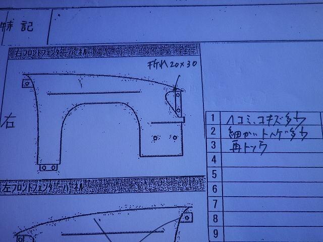 Right Fender Panel TOYOTA SPRINTER 1996 E-AE110 — photo 3