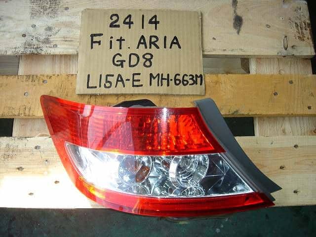 Left Tail Light HONDA Fit Aria 2003 LA-GD8 — photo 1