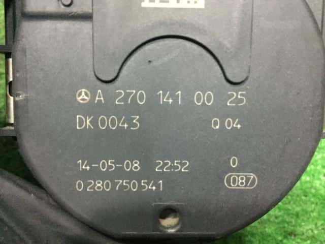 Throttle Body MERCEDES-BENZ 2014 DBA-156946 — photo 3