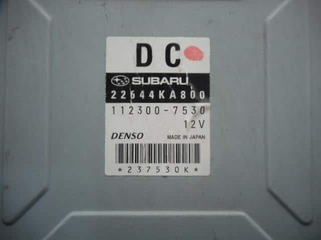 Engine Control Unit SUBARU R2 2007 DBA-RC1 22644KA800 — photo 2