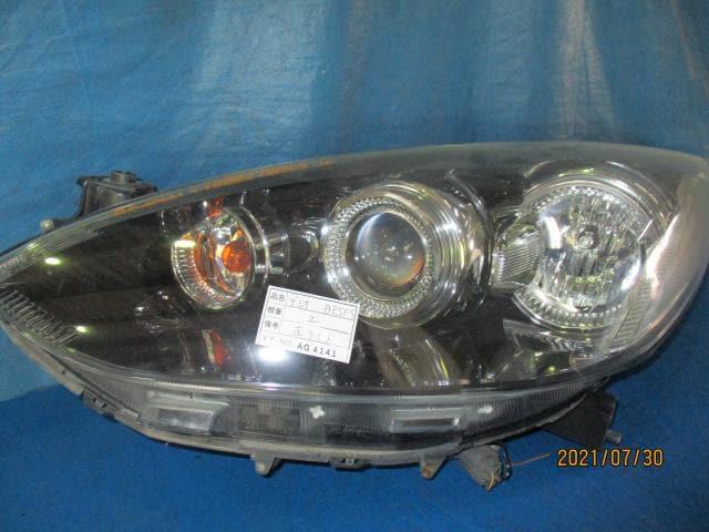Left Headlight MAZDA Demio 2009 DBA-DE5FS P6515 — photo 3