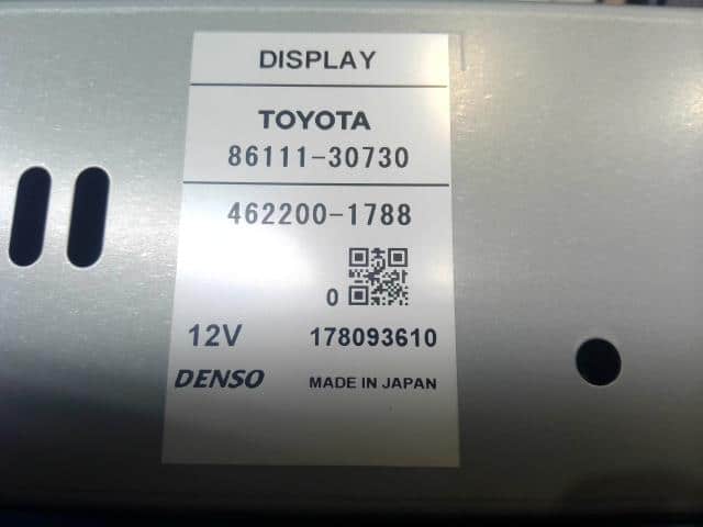 Car Navigation TOYOTA Crown 2010 DBA-GRS201 8611130730 — photo 3