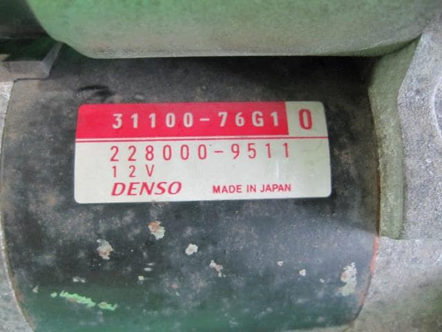 Starter SUZUKI Palette 2008 DBA-MK21S 3110076G10 — photo 2