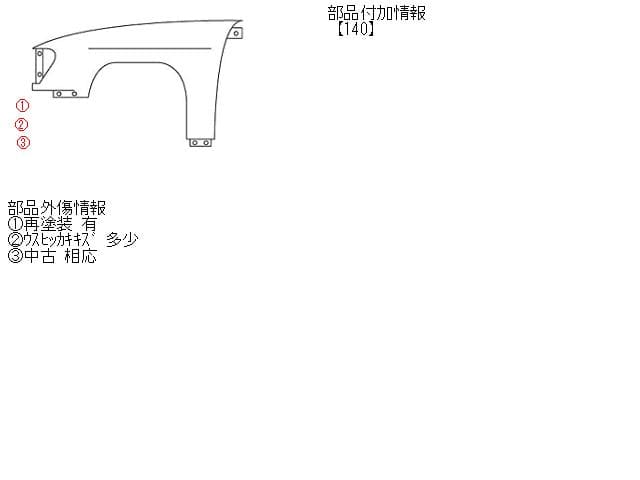 Left Fender Panel SUZUKI Every 2006 ABA-DA64W — photo 3