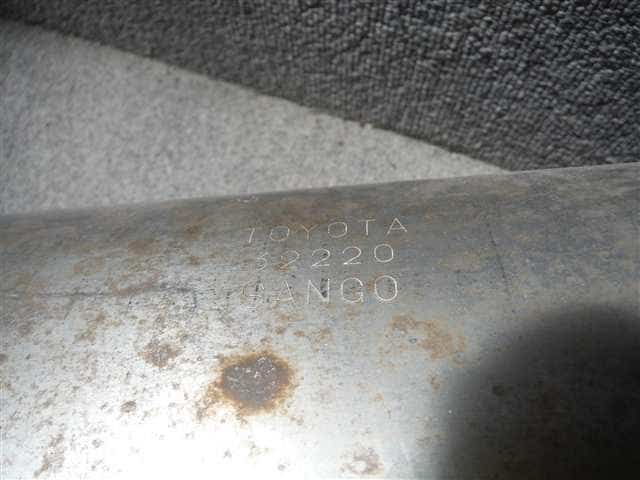 Rear Muffler TOYOTA Auris 2007 DBA-NZE15 — photo 5