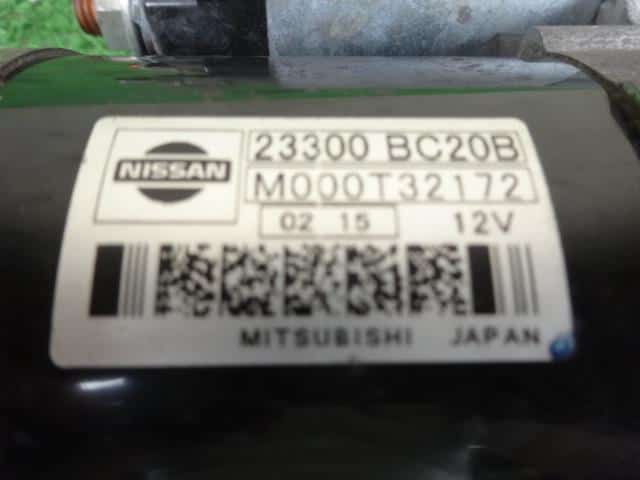 Starter NISSAN Cube 2010 DBA-Z12 — photo 2
