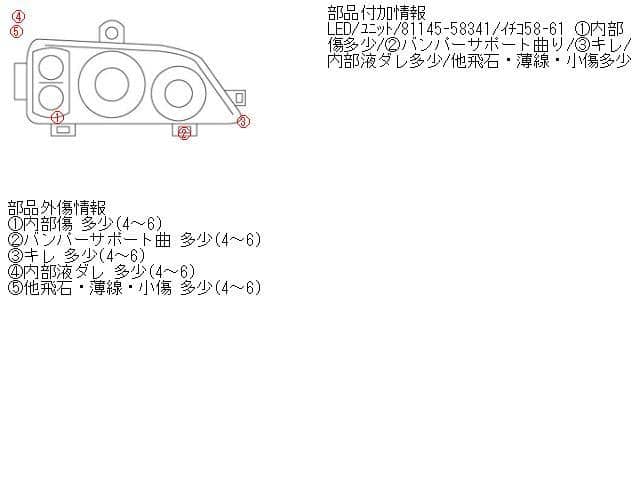 Right Headlight TOYOTA Alphard DBA-GGH30W 8114558341 — photo 2