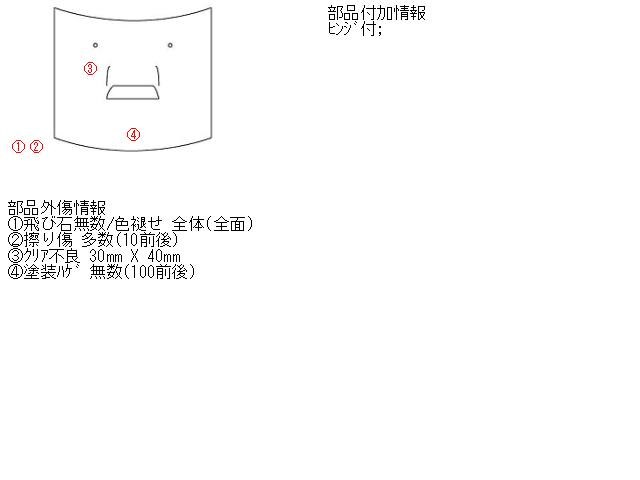 Bonnet Hood TOYOTA Prius 2004 DAA-NHW20 — photo 5