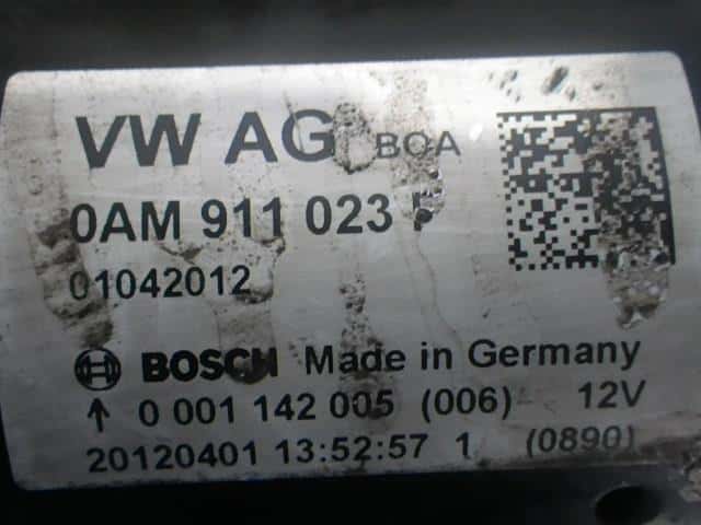 Starter VOLKSWAGEN Polo 2010 DBA-6RCBZ 0001142005 — photo 2