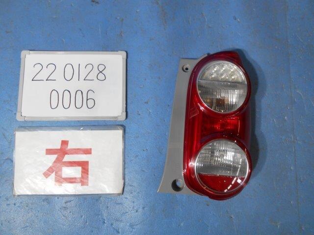 Right Tail Light TOYOTA Passo 2011 DBA-KGC30 — photo 1