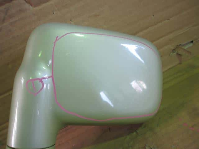 Left Side Mirror MAZDA Spiano 2007 CBA-HF21S — photo 2