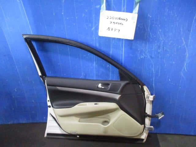 Front Left Door Assembly NISSAN Skyline 2010 DBA-V36 — photo 5