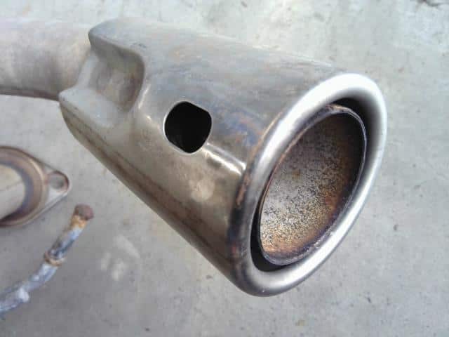 Rear Muffler MAZDA Axela 2008 CBA-BKEP LFA140100C — photo 2