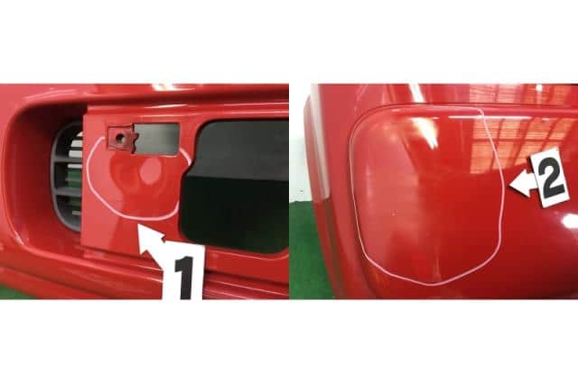Front Bumper SUZUKI Lapin 2005 CBA-HE21S 7171175H01799 — photo 3
