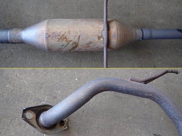 Front Exhaust Pipe TOYOTA Belta 2005 DBA-KSP92 — photo 4