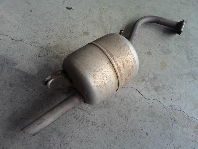 Rear Muffler TOYOTA Vitz 2014 DBA-KSP130 — photo 1