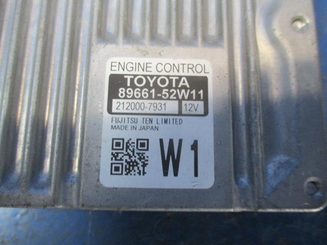 Engine Control Unit TOYOTA Spade 2014 DBA-NCP141 — photo 3