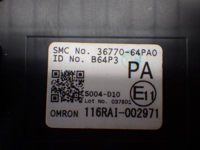 Control Unit SUZUKI Every 2018 ABA-DA17W 3677064PA0 — photo 2